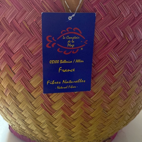 Straw large beach bag New - Picture 5 of 6